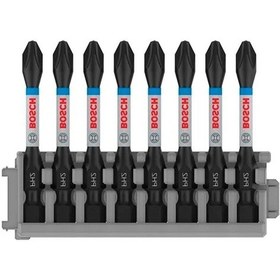 Resim 50 Mm Uzunluğunda Ph2 Bit Seti, 8 Parça Kreuzschlitz, Etkili Vidalama Aksesuarı 