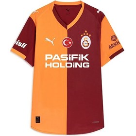 Resim Galatasaray Puma 2025/2026 İç Saha Parçalı Profesyonel Forma 78062601 Sarı - Kırmızı 
