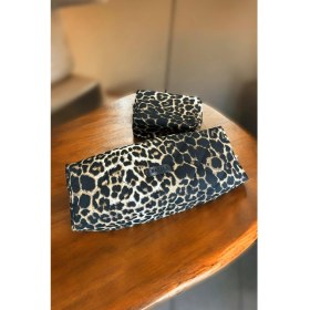 Resim Bahels XL Boy Leopar Seyahat Çantası Kadınlar İçin Polyester Malzemeden Şık Görünüm ile Tasarlandı 