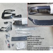 Resim Volkswagen - Passat 2015- İçin B8.5 2020- Rline Ön Tampon Set - 
