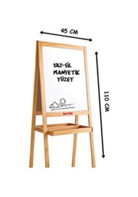 Resim Manyetik Çift Taraflı Ahşap Yazı Tahtası Diğer 