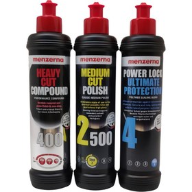 Resim Menzerna 400- 2500 Powerlock Pasta Ve Boya Koruma Seti 250 Ml 