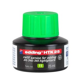 Resim Htk-25 Yeşil Fosforlu Kalem Mürekkebi 25 Ml Yeşil 