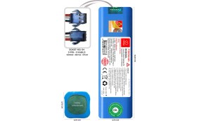 Resim Robogil TTEC Robi ProMaster 7000mAh Uyumlu Robot Süpürge Pili C7004BS-Ttc-001 