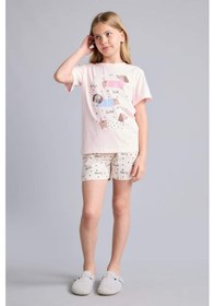 Resim Defacto Regular Fıt Baskılı 2li Pembe Pijama Takımı Kız Çocuk I1573a826smpn1 Pembe-pn1 