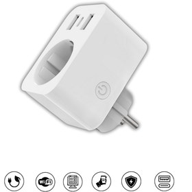 Resim ONVEC Usb Type-c Akıllı Tekli Priz, Wifi Ble, Google Home Ve Amazon Alexa Uyumlu, Uzaktan Kontrol, 