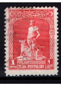Resim 1926 Yılı Londra Baskısı Posta Pulları 1 Kuruş 1926 Tp0487 İsfila 1160 