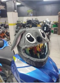 Resim Gri Kask Kılıfı Aksesuarı 