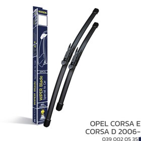 Resim SIEGEN Niken Muz Silecek Takımı Opel Corsa D 2006-2014 ile uyumlu 