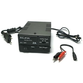 Resim Alpa Voltaj Ayarlı Otomatik Akü Şarj Cihazı 6v-12v - 2a 
