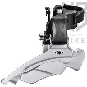 Resim Shimano Ön Aktarıcı Üçlü Gri Fd-m371 34.9mm Shımano Altus Orta Aktarıcı Mekanizma 3x9 Vites Siyah - Gri 