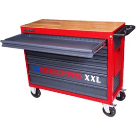 Resim İzeltaş Ahşap Üst Tablalı Takım Dolabı (XXL) 