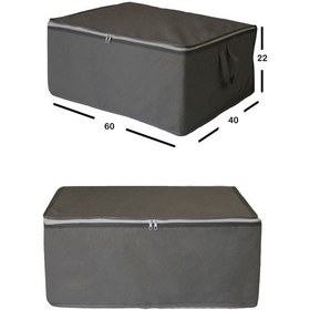 Resim Adarya Home 6 Adet - Düz Büyük Boy Bazaaltı Ve Çekyat Hurç 60 X 40 X 22 Cm Antrasit Antrasit 