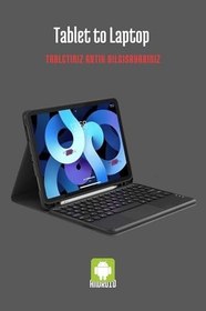 Resim Fuchsia Galaxy Tab A8 10.5" SM-X200 2021 ile Uyumlu Savvy Bluetooh Bağlantılı Standlı Klavyeli Tablet Kılıfı 