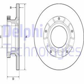 Resim Delphi Bg4673 Fren Diski Arka T.teker (288MM)( Ford : Transit 1764283 (wa885723) (FİYAT:2 ADET İÇİNDİR) 