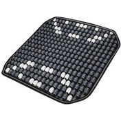 Resim Gri Dayanıklı Boncuklu Koltuk Minderi Aşınmaya Dayanıklı Yeniden Kullanılabilir Soğutma 