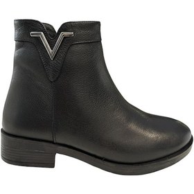 Resim Castle Black Yldz-21893-1 Kadın Hakiki Deri Klasik Bot Siyah Siyah 