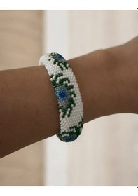Resim Chichibeads Pirela El Yapımı Bohem Bileklik Beyaz - Çok Renkli 