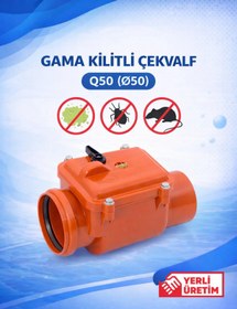 Resim Genel Markalar Gama Pis Su Çekvalf Q50 Kilitli 