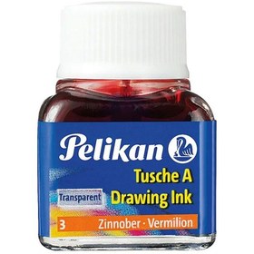Resim Pelikan Çizim Mürekkebi Kırmızı-523 