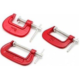 Resim 3 Lü G Tipi Işkence Seti Sıkıştırma Sabitleme Mini Mengene Işkenc 