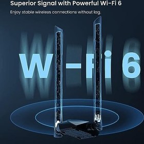 Resim Tenda U18a Wi-Fi 6 Adaptör USB 3.0, AX1800 Çift Bantlı Wireless Adaptör, 1201Mbps 5GHz, 574Mbps 2.4GHz, Tak ve Çalıştır, MU-MIMO Teknolojisi, WPA3, Windows 10 Desteği, Siyah 