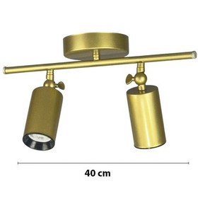 Resim Koal Avize Spoti 2'li Eskitme Renk Gün Işığı Modern Tasarım Cafe - Mutfak - Banyo Spot Ledli Sıralı Avize Eskitme Eskitme 