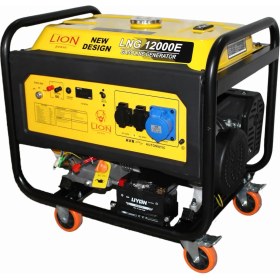 Resim Lıon Power Lng 12000E Benzinli Jeneratör 12 Kva Marşlı Monofaze %100 Bakır Sargılı 