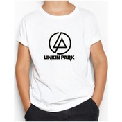 Resim Linkin Park Logo Beyaz Çocuk Tişört Beyaz 