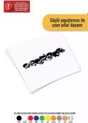 Resim Genel Markalar Kafatasları Sticker Oto Motor Laptop Duvar Folyo Sticker 90x27 cm 