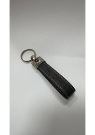 Resim Opel Yazılı ve Logolu Uyumlu Termo Deri Anahtarlık Siyah 