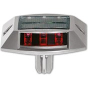 Resim Güneş Enerjili Yol Butonu Kırmızı, Solar Çakar Buton 