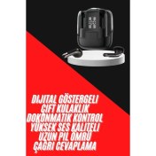 Resim Techno Stock 4 Adet Çift Kulaklık Dijital Göstergeli Yüksek Ses Kaliteli Bluetooth Kulaklık 