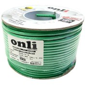 Resim Onli Rg6U6 Yeşil Anten Kablosu 100 Metre 80 Tel 