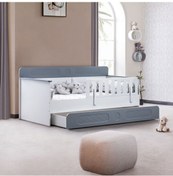 Resim Yavrulu Karyola, Flora Yavrulu Montessori Karyola - Gri 