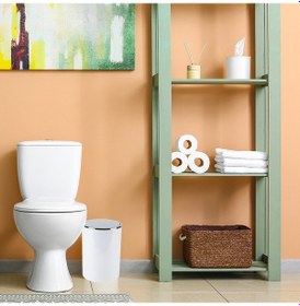 Resim Lenox Çöp Kovası - Beyaz - 6 Lt Çok Renkli 