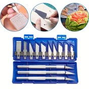 Resim 13 adet Hassas Gravür Bıçağı Seti - Dayanıklı Paslanmaz Çelik, Geri Dönüştürülemeyen Sap - Kağıt Kesimleri ve Model Yapımı için Çok Uygun - Detaylı Saklama Kutusu Dahil 