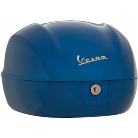 Resim Vespa Primavera/Sprint Parlak Mavi Top Case-Çanta 32 LT (blue, Gaiola 261/A) / PIAGGIO 