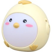 Resim Szypzstore Girly Kalp Dokunmatik Gece Lambası Sevimli Yaratıcı Led Işık Jcbuof Mor - Sarı 