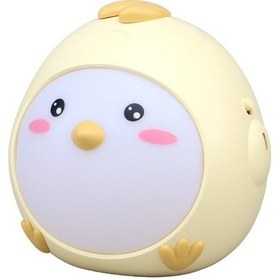 Resim Szypzstore Girly Kalp Dokunmatik Gece Lambası Sevimli Yaratıcı Led Işık Jcbuof Mor - Sarı 