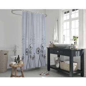 Resim Zethome Jackline Banyo Duş Perdesi 2200 Tek Kanat 1X120X200 