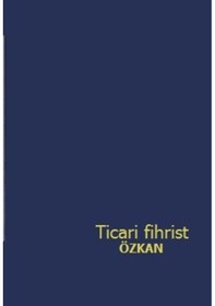 Resim Ticari Fihrist 20X28 4'Lü Cilt Bezli Özkan Siyah 