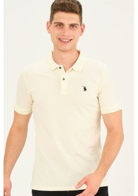Resim T8561 Dewberry Erkek Tshırt-kemik Kemik 