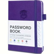 Resim Son Teknoloji Şifre Defteri - Güvenli, Deri Ciltli Defter, Kolay Düzenleme İçin Alfabe Sekmeleriyle - Yaşlılar, İnternet Şifre Kaydı, Adres Yönetimi ve Cep Boyutu Kolaylığı İçin Mükemmel 