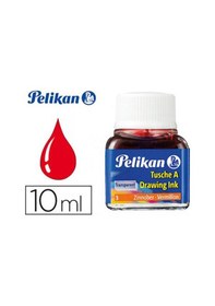 Resim Pelikan Çizim Mürekkebi Kırmızı-523 