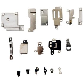 Resim iPhone Uyumlu 6 Kasa Anakart İç Aksam Metal Kapakları Braket Seti 