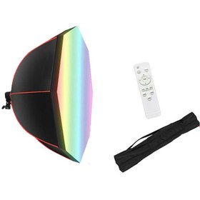 Resim RGB-BW-90 Renkli Işıklı 90cm Softbox 