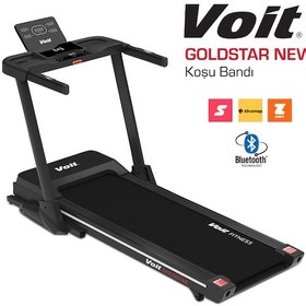 Resim Voit Goldstar New Koşu Bandı, Otomatik Eğimli, 3 Hp/dc Motorlu, Katlanabilir, Bluetooth App, 18km Hız, Programlı 