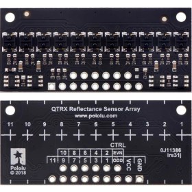 Resim Pololu QTRX-HD-11A 11'li Çizgi Algılama Sensörü (Sık Sensör Dizilimli) 