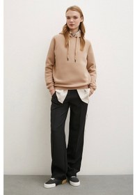 Resim Never More Kapüşonlu Sweatshirt Kahve Kahve 